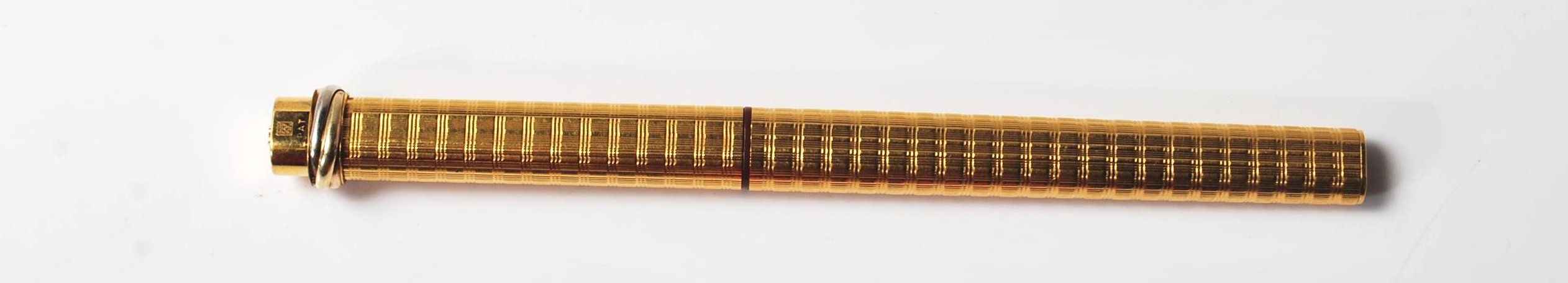 VINTAGE CARTIER GOLD PLATED INK PEN