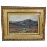 CHARLES POTTER ( 1878-1902 ) - 19TH CENTURY WATERCOLOUR PAINTING OF A SCOTTISH LANDSCAPE