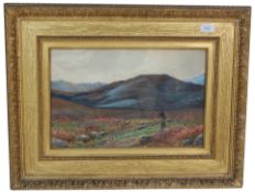 CHARLES POTTER ( 1878-1902 ) - 19TH CENTURY WATERCOLOUR PAINTING OF A SCOTTISH LANDSCAPE