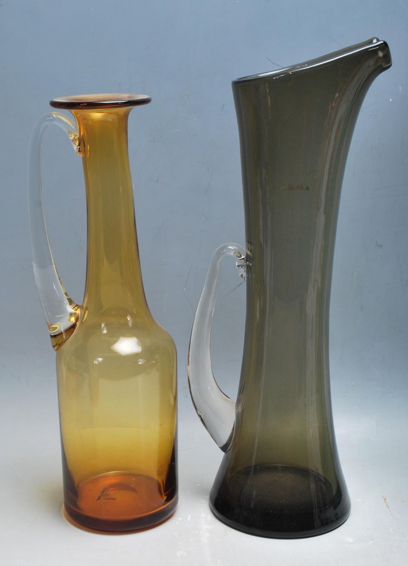 COLLECTION OF STUDIO ART GLASS VASES & JUGS - Image 5 of 6