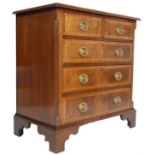 GEORGIAN REVIVAL BATCHELORS CHEST OF DRAWERS