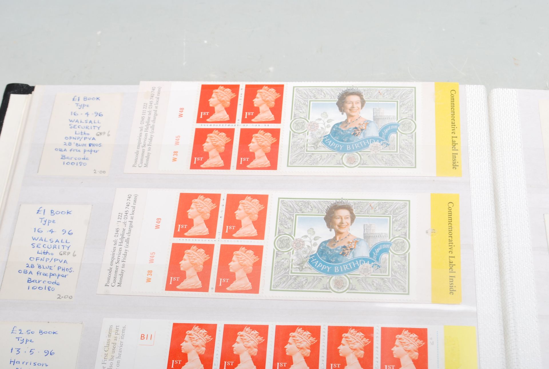 QUANTITY OF 1ST AND 2ND CLASS STAMPS BOOKLETS - £800+ - Bild 11 aus 16