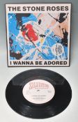 THE STONE ROSES I WANNA BE ADORED 7" SINGLE