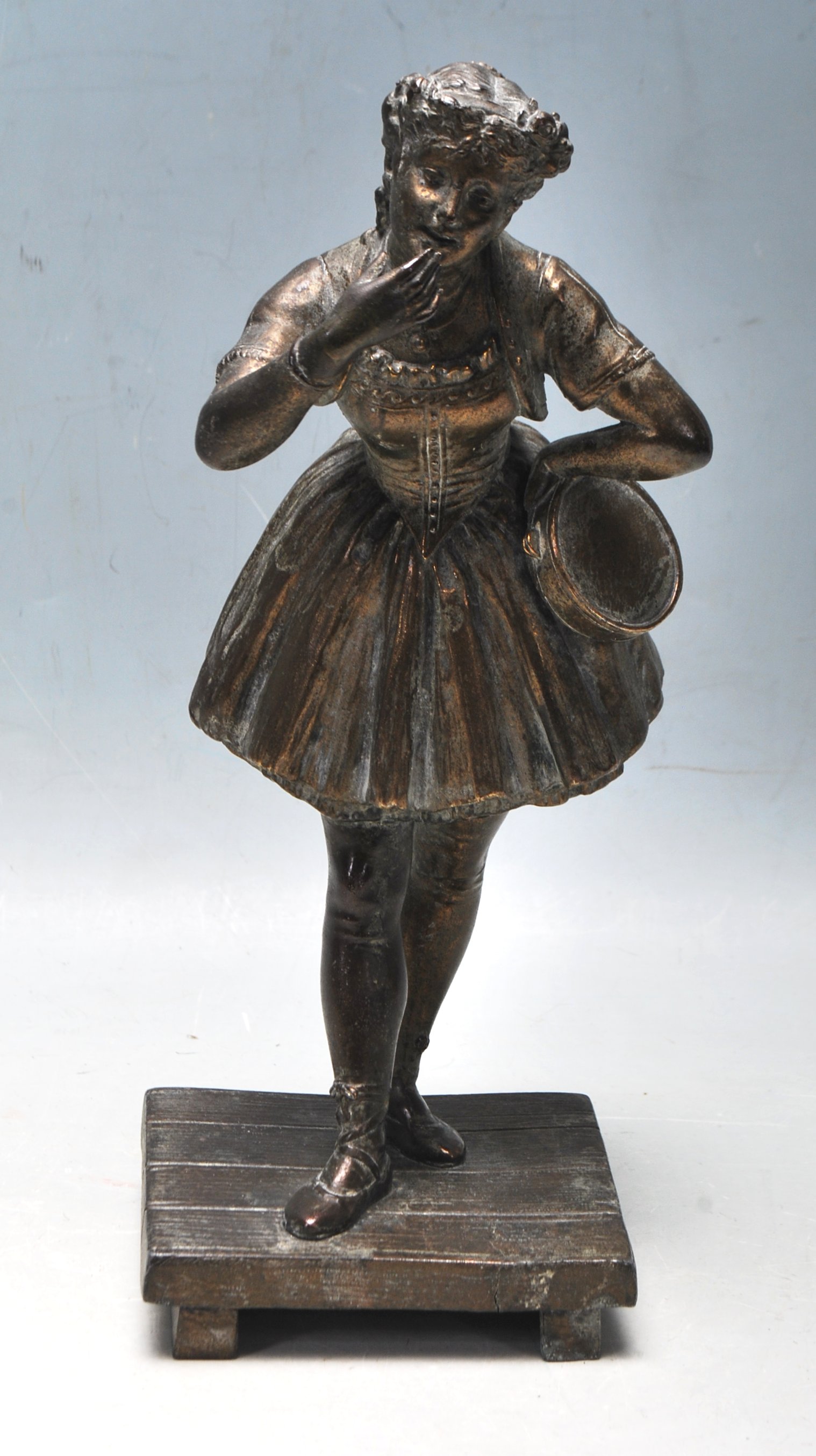 20TH CENTURY BRONZE BRASS THEATRICAL SCULPTURE