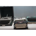 COLLECTION OF VINTAGE LATE 20TH CENTURY TYPEWRITERS