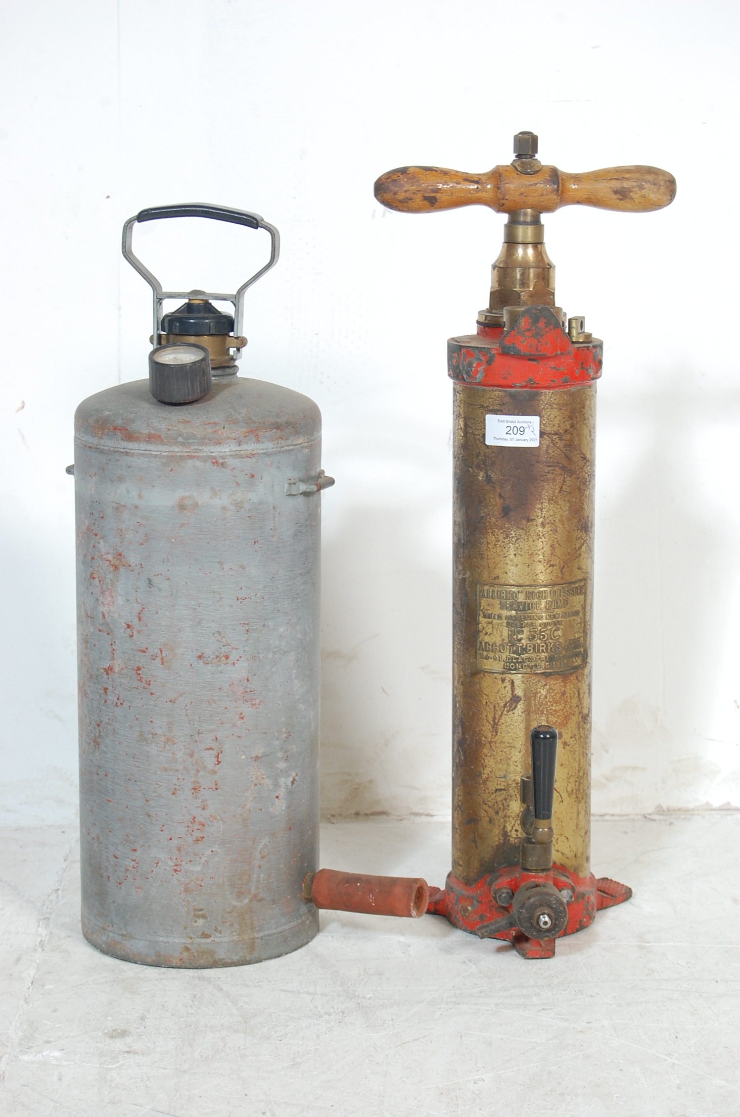ABBIRKO PRESSURE SERVICE PUMP AND ANOTHER