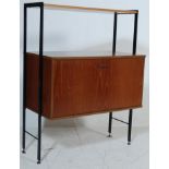 RETRO MID CENTURY AVALON TEAK WOOD AND METAL MODULAR WALL UNIT