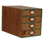 MID 20TH CENTURY RETRO DESKTOP FILING CABINET CHEST