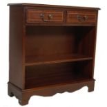 20TH CENTURY ANTIQUE STYLE MAHOGANY INLAID BOOKCASE