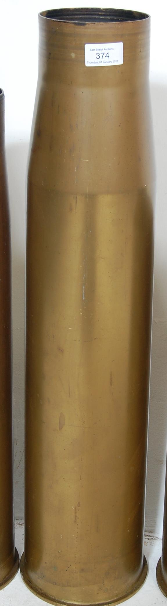 SIX 1970’S AND 80’S MILITARY BRASS SHELLS - Bild 7 aus 10