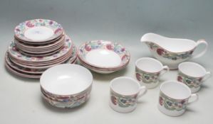 ROYAL WORCESTER FINE BONE CHINA DINNER SERVICE