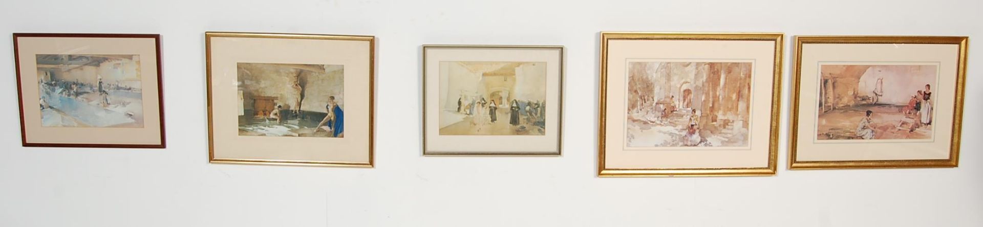 SEVEN WILLIAM RUSSELL FLINT PRINTS