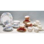 THREE ANTIQUE VICTORIAN CHINA TEA SETS