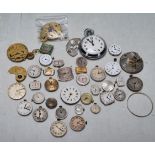 ASSORTED COLLECTION OF VINTAGE WATCH MOVEMENTS