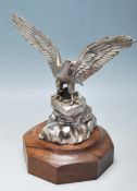 RETRO 20TH CENTURY LARGE WHITE METAL AMERICAN EAGLE