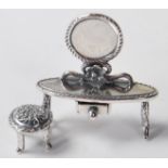 SILVER DRESSING TABLE FIGURINE