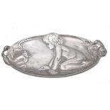 ANTIQUE EARLY 20TH CENTURY ART NOUVEAU GERMAN CARD TRAY BY WMF