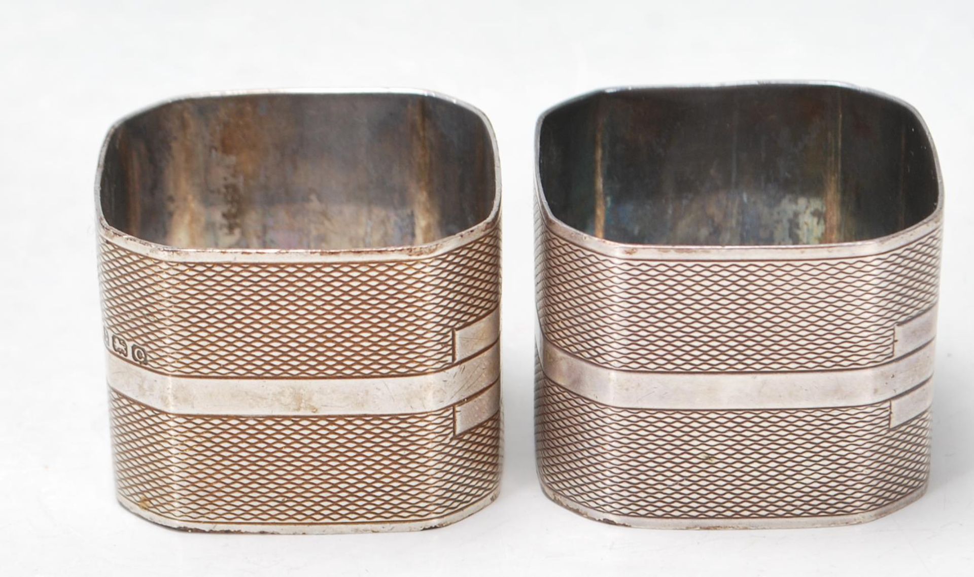 PAIR OF SILVER I.S GREENBERG & CO NAPKIN RING - Image 3 of 4