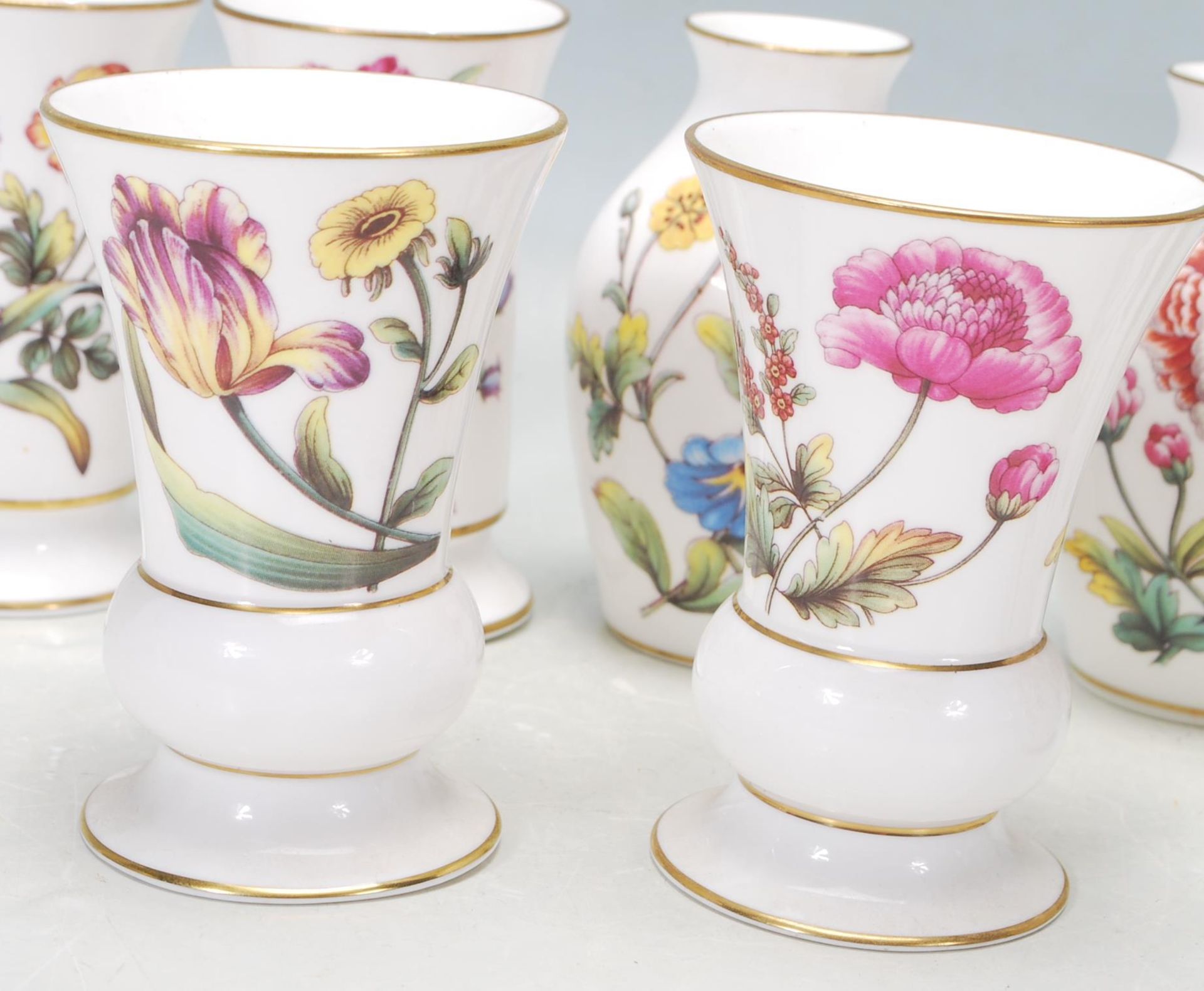 TWELVE COMPTON & WOODHOUSE SPODE MINIATURE CERAMIC VASES - Image 4 of 9