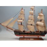 VINTAGE 20TH CENTURY SCRATCH BUILT MODEL GALLEON OF THE FRAGATA