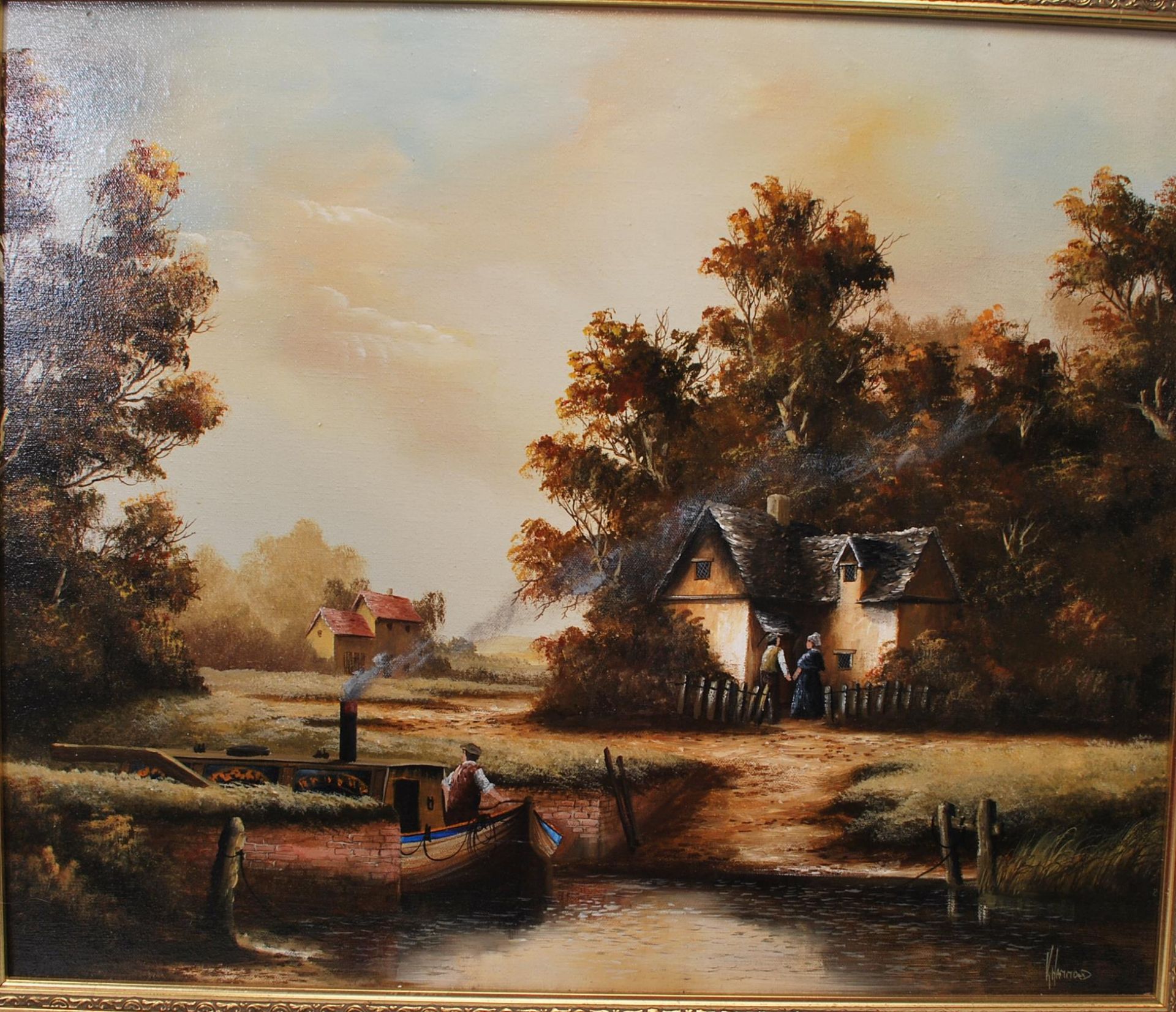 20TH CENTURY KEN HAMMOND OIL PAINTING - Image 2 of 7