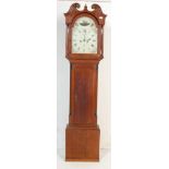 ANDREW WHYTE SCOTTISH LONGCASE MAHOGANY CLOCK