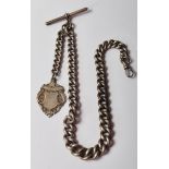 1920'S SILVER HALLMARKED POCKET WATCH CHAIN