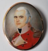 GEORGIAN PAUL FREDERICK DE CASELLI PORTRAIT MINIATURE