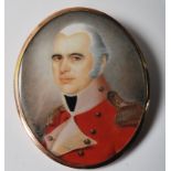 GEORGIAN PAUL FREDERICK DE CASELLI PORTRAIT MINIATURE