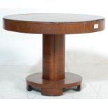 MID CENTURY ART DECO STYLE CIRCULAR COFFEE TABLE / SIDE TABLE