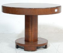 MID CENTURY ART DECO STYLE CIRCULAR COFFEE TABLE / SIDE TABLE