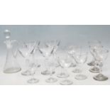 COLLECTION OF 19TH CENTURY VICTORIAN DRINKING GLASSES