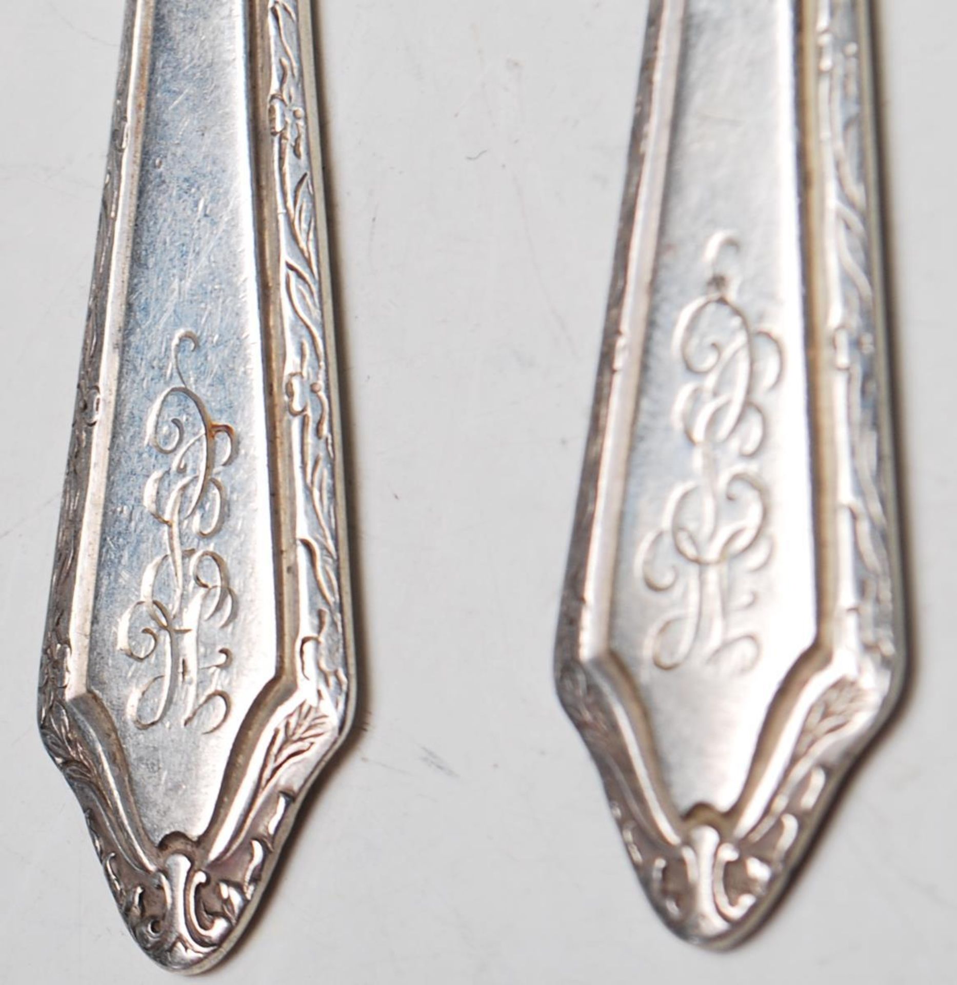 SET OF NINE AMERICAN SILVER BUTTER KNIVES - Image 4 of 6