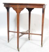 LATE VICTORIAN MAHOGANY OCTAGONAL CENTRE TABLE