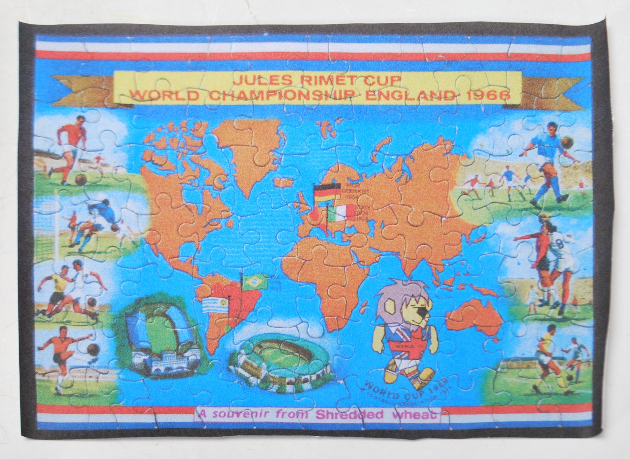 VINTAGE 1966 WORLD CUP ADVERTISING JIGSAW PUZZLE - Image 3 of 3