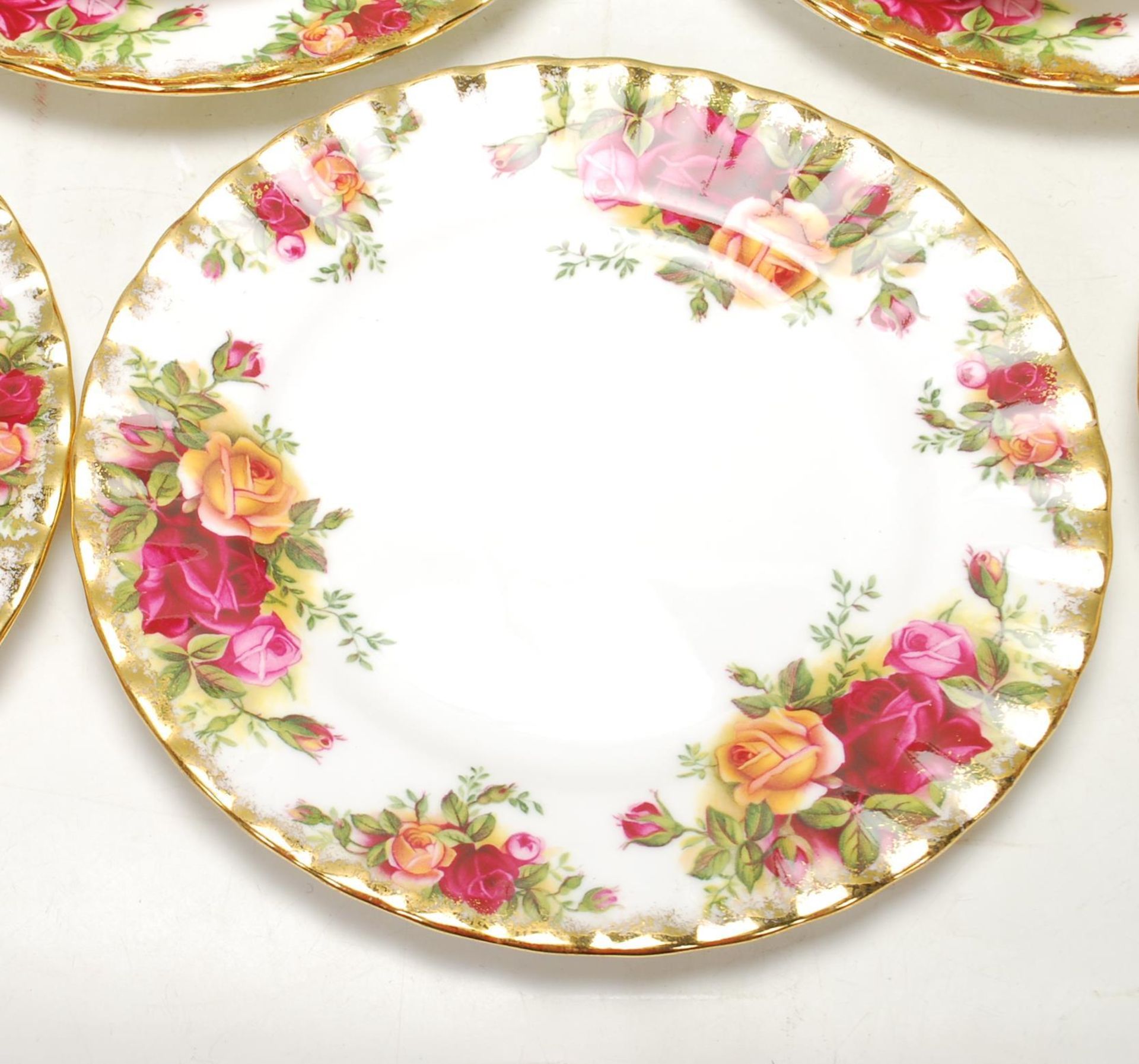 ROYAL ALBERT OLD COUNTRY ROSES COFFEE SET - TEA SERVICE - Image 4 of 8