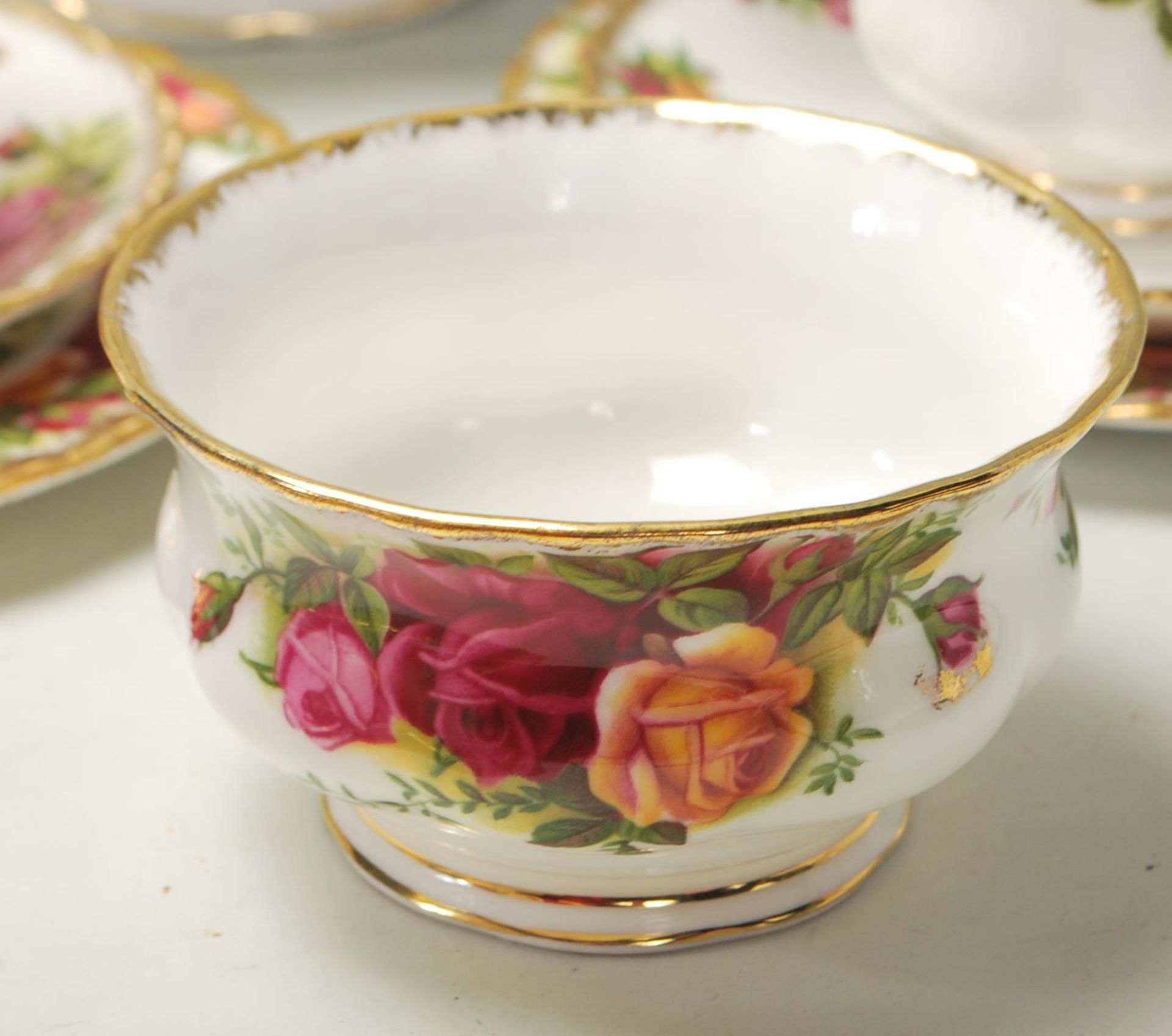 ROYAL ALBERT OLD COUNTRY ROSES COFFEE SET - TEA SERVICE - Image 6 of 8