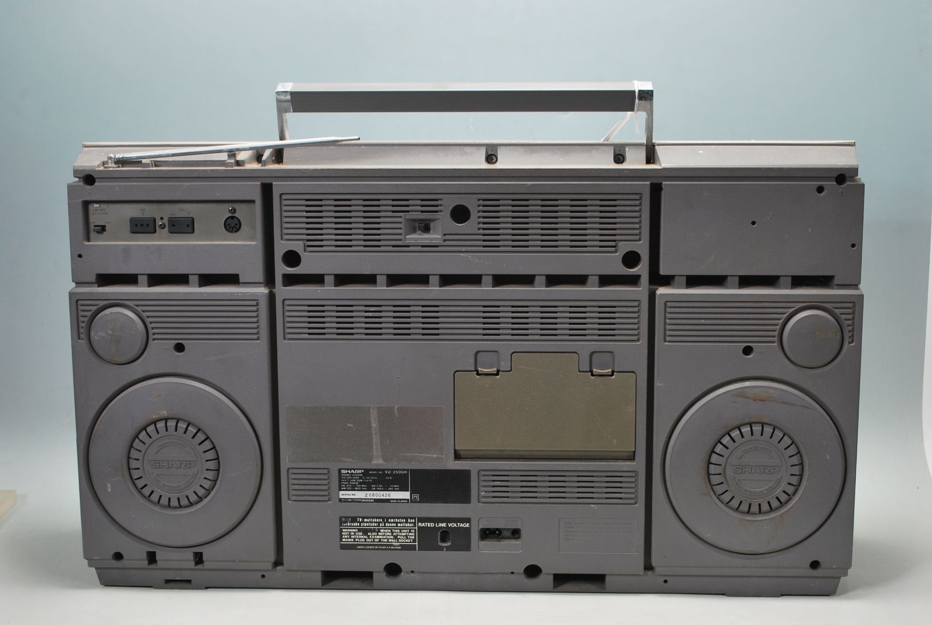 RETRO VINTAGE 1980S SHARP VZ-2500 STEREO SYSTEM - Image 8 of 8