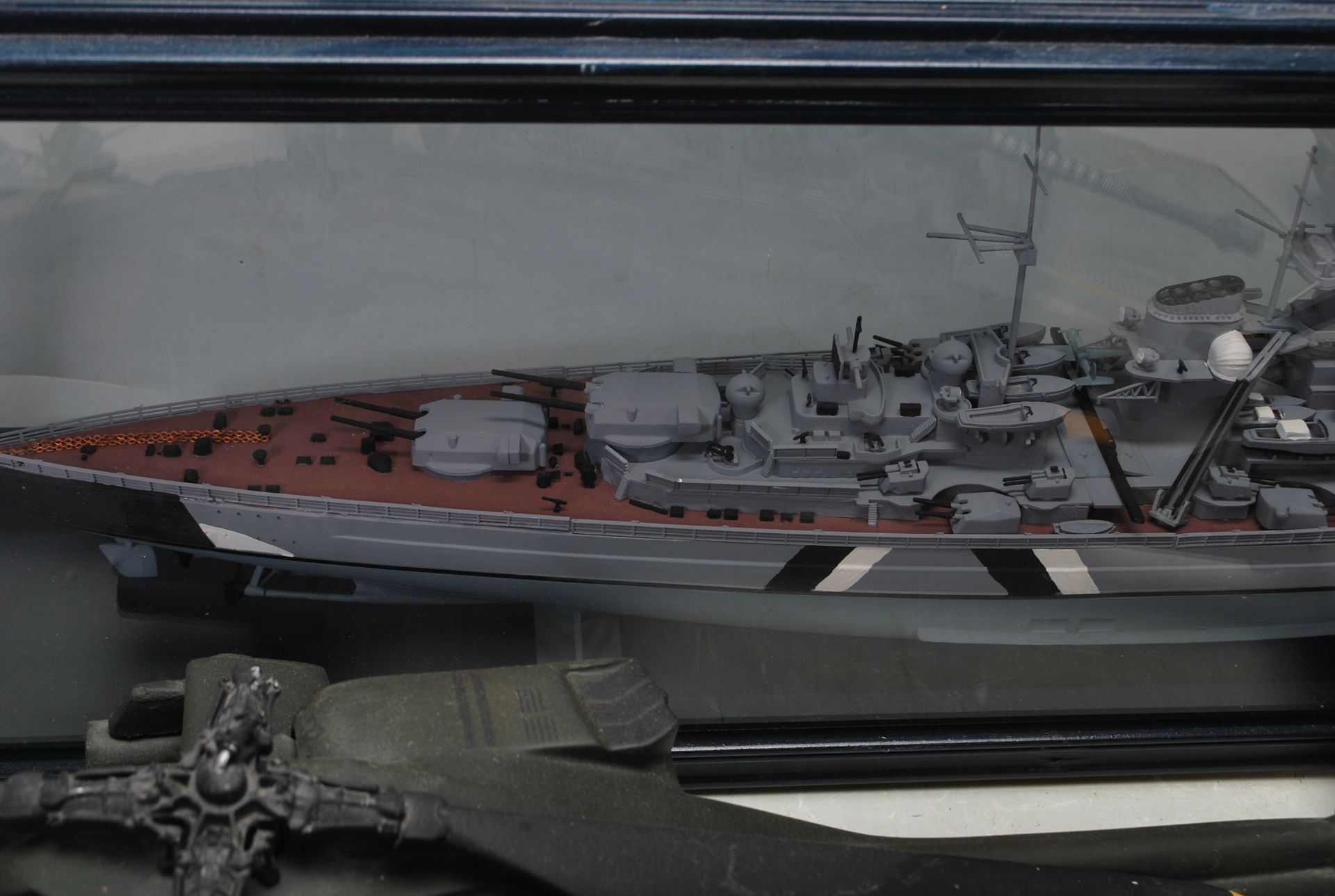 CASED MODEL OF BISMARCK / GNEISENAU AND OTHERS - Image 8 of 9