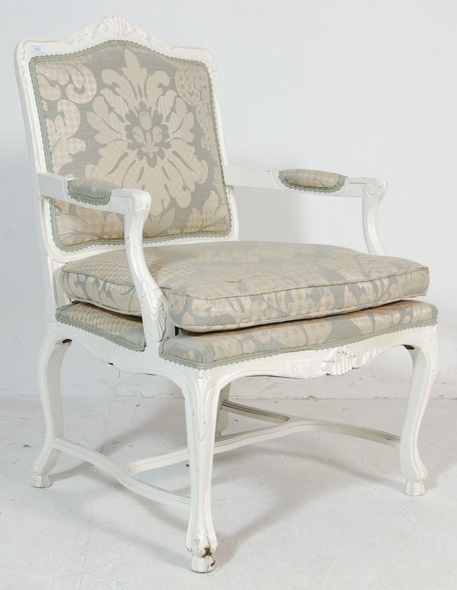 20TH CENTURY LOUIS XVI STYLE ARMCHAIR