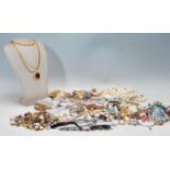COLLECTION OF COSTUME JEWELLERY - WATCHES ETC