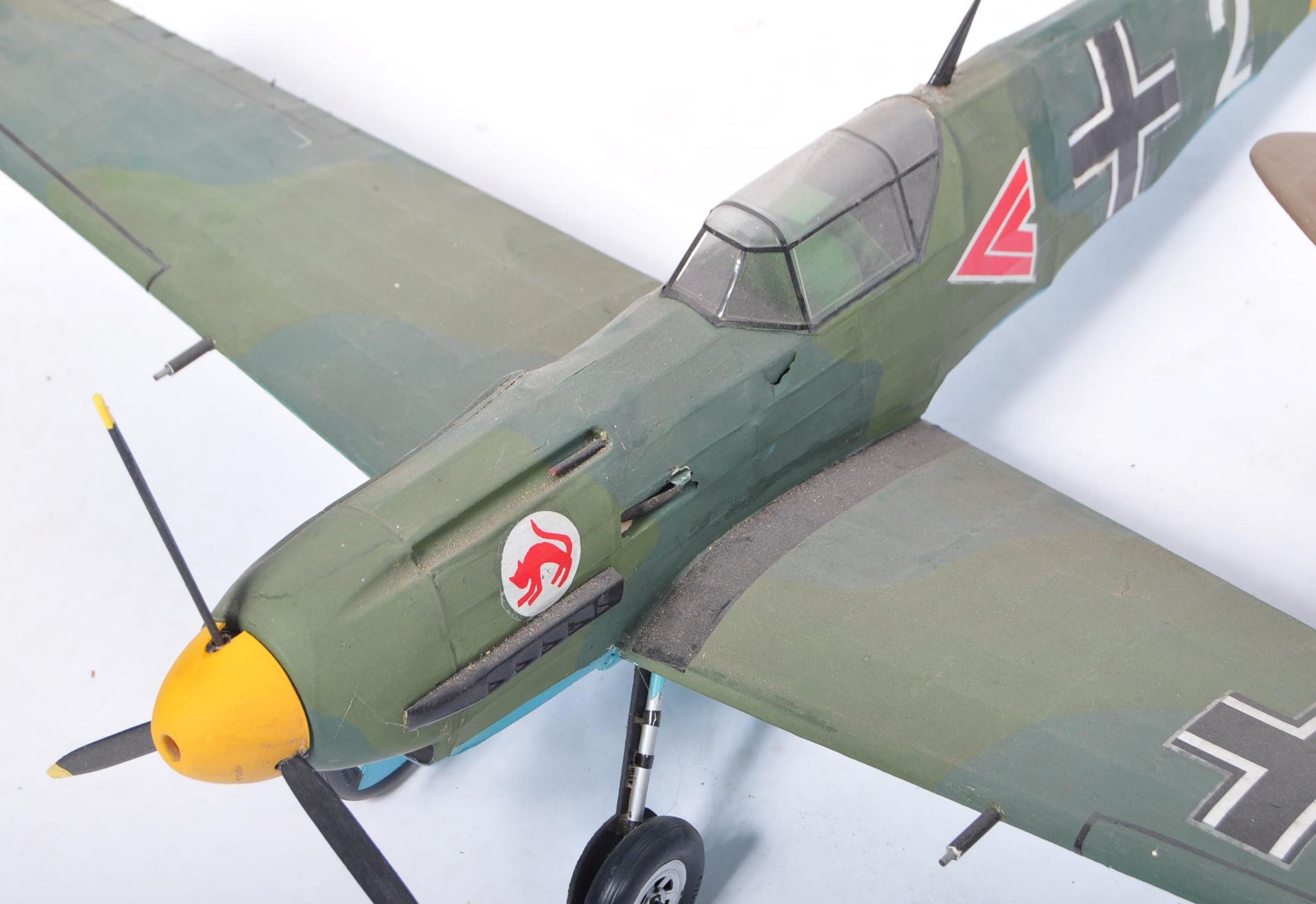 COLLECTION OF X5 BRITISH & GERMAN WWII FIGHTER MODEL PLANES - Image 6 of 6