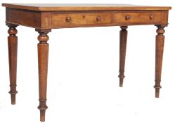 ANTIQUE EARLY 19TH CENTURY MAHOGANY AND PINE WRITING TABLE