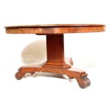 19TH CENTURY GEORGIAN MAHOGANY TILT TOP TABLE