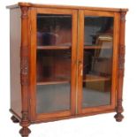 ANTIQUE VICTORIAN MAHOGANY BOOKCASE