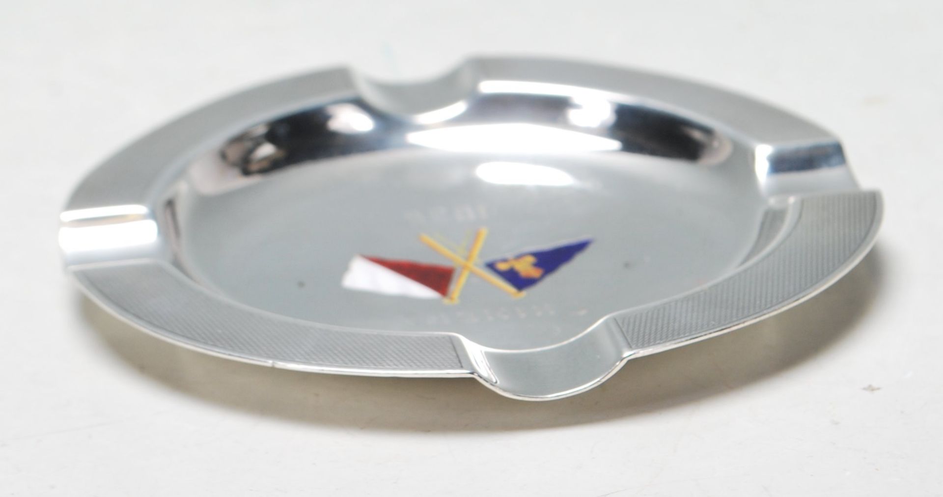 SECOND WORLD WAR SILVER AND ENAMEL CHIMERA ASHTRAY - Image 4 of 4