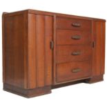 1930’S ART DECO OAK SIDEBOARD DRESSER WITH DRAWERS AND CUPBOARD