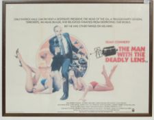 SEAN CONNERY - THE MAN WITH THE DEADLY LENS CINEMA POSTER