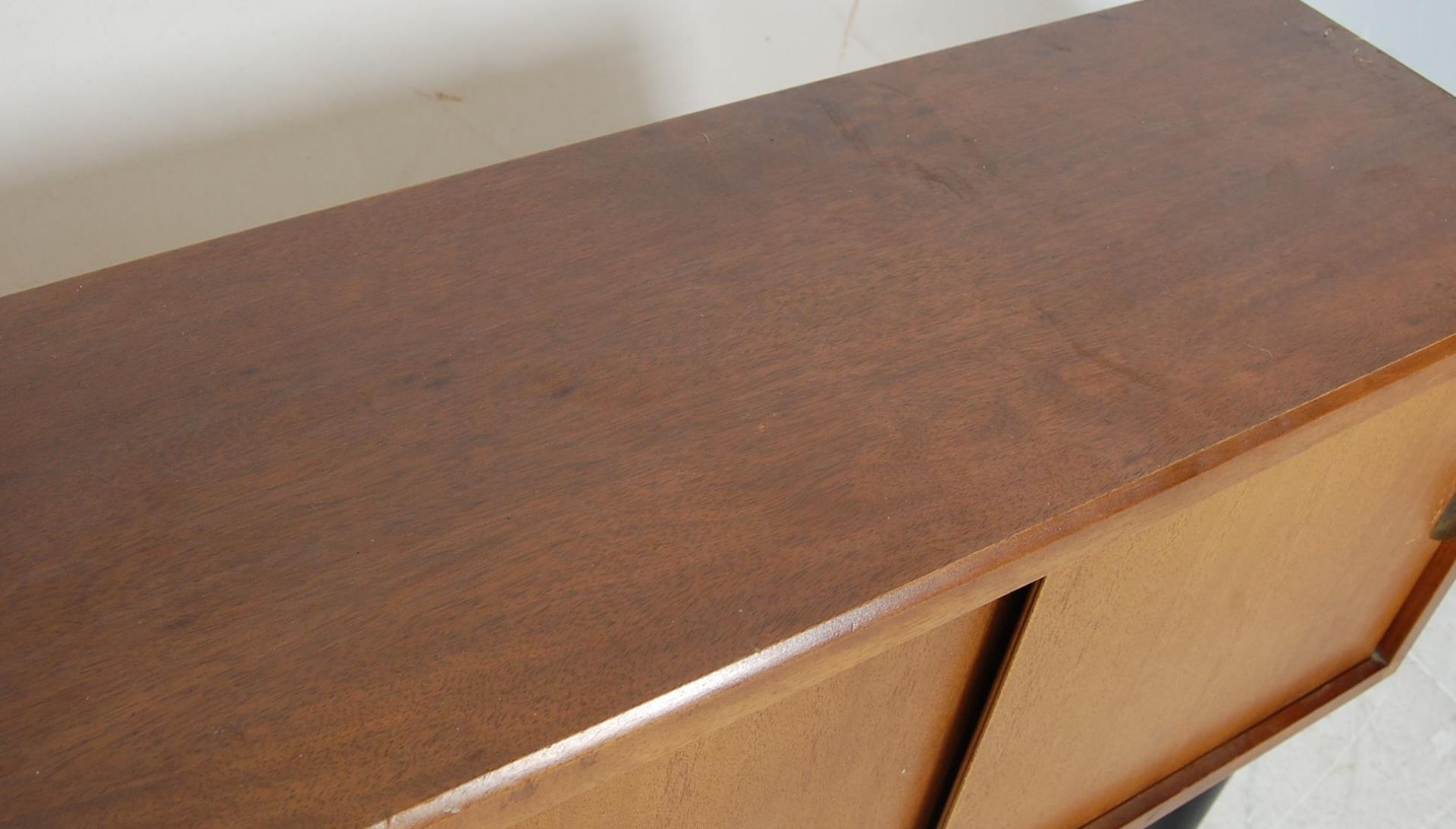 TWO MID CENTURY RETRO TEAK CABINETS. - Image 3 of 7