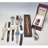 COLLECTION OF VINTAGE RETRO GENTLEMENS WATCHES